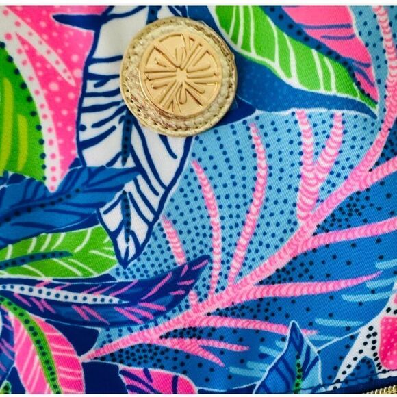 NWT Lilly Pulitzer Backpack Blue Grotto Beleaf - Picture 8 of 8